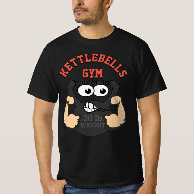 Camiseta Kettlebells Gym Workout (Anverso)
