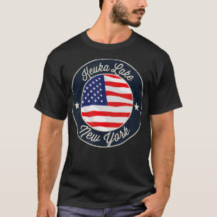 Camiseta Keuka Lake Patriotic New York Souvenir