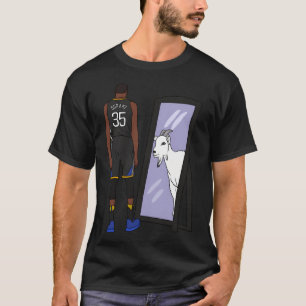 Camiseta Kevin Durant Espejo Cabra (Estado Dorado)