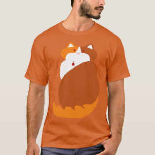 Camiseta Kevin el dibujo abstracto del gato de Ginger