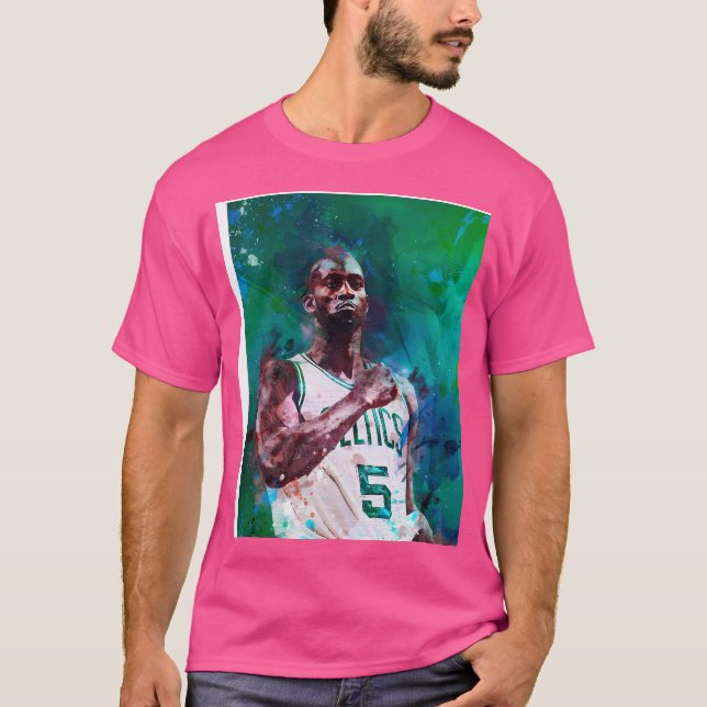 Camiseta Kevin Garnett Celtics Mixed Media (Anverso)