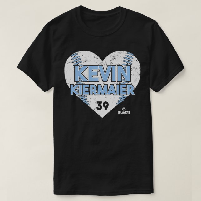 Camiseta Kevin Kiermaier Heart Baseball Appartal Premium  (Diseño del anverso)