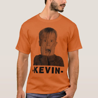 Camiseta Kevin solo en casa estilo de medio tono vintage
