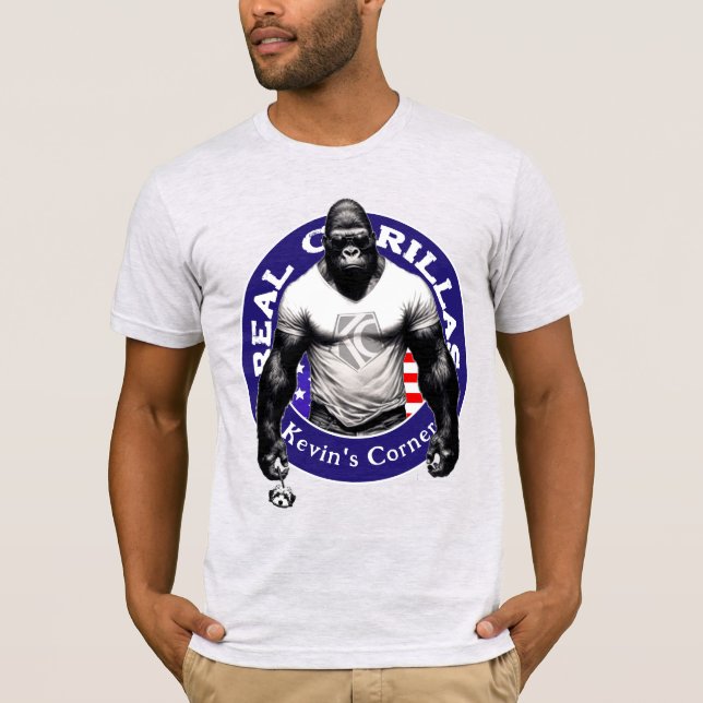 Camiseta Kevins Corner REAL GORILLAS (Anverso)