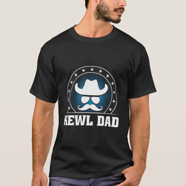 Camiseta Kewl Dad Funny Daddy Humor Padre Guay Estilo de vi (Anverso)