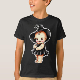 Camiseta Kewpie bebé bruja linda 