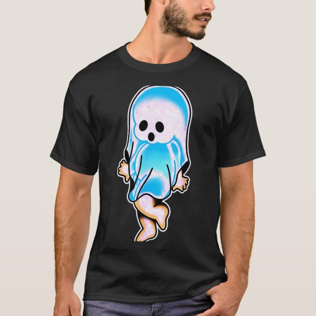 Camiseta Kewpie bebé fantasma boo  (Anverso)
