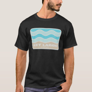 Camiseta Key Largo Florida Retro FL Olas Playa Recuerdo