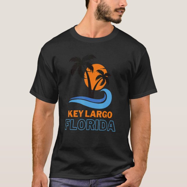 Camiseta Key Largo Florida Vacation Beach Tropical Group (Anverso)