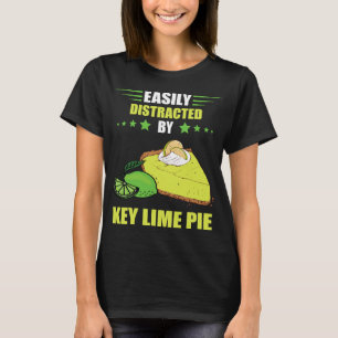 Camiseta Key Lime Pie Fácilmente Distracción Tart Lemon Pie