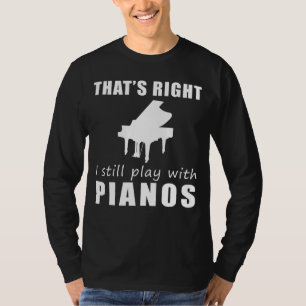 Camiseta Key to Humor: Sigue jugando con Pianos Tee & Hoodi