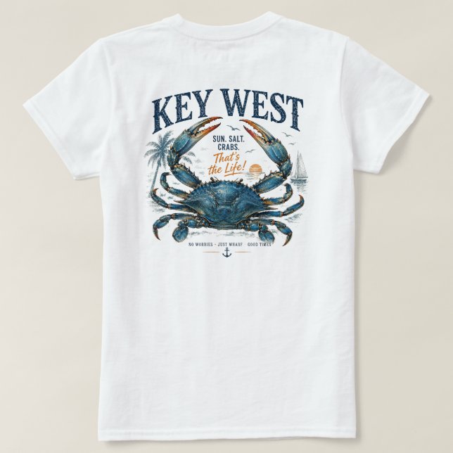 Camiseta Key West ¡Esa es la vida! (Reverso del diseño)