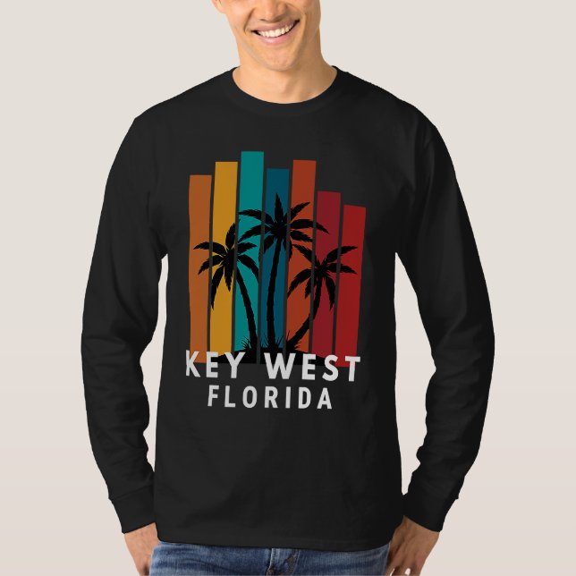 Camiseta Key West Florida Family Vacation Beach Tropical (Anverso)