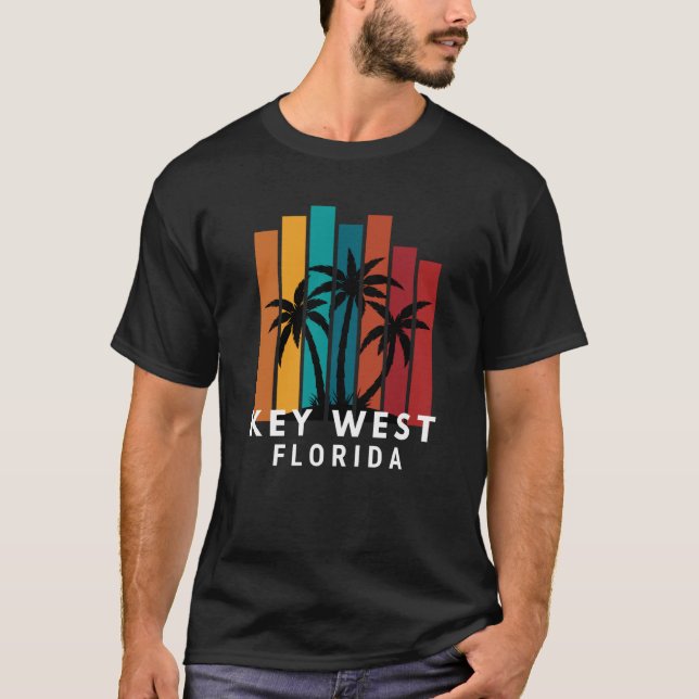 Camiseta Key West Florida Family Vacation Beach Tropical (Anverso)