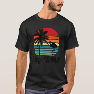 Camiseta Key West Florida Vacation Beach Flamingo Family Gr
