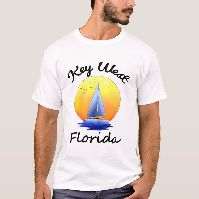 Camiseta Key West la Florida cierra la navegación (Anverso)