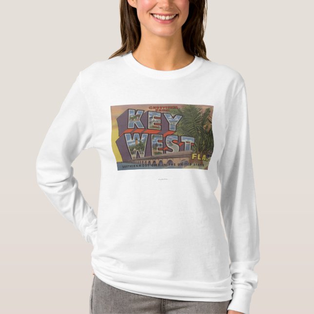 Camiseta Key West, la Florida - escenas grandes de la letra (Anverso)