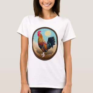 Camiseta Key West - Óvalo de cosecha de gallos gitanos