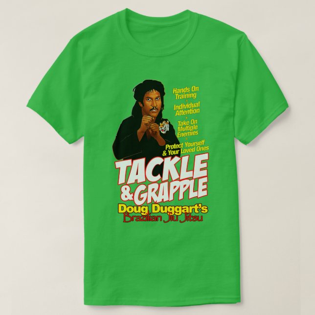 Camiseta Key y Peele Tackle y Grapple Doug Duggart Bra (Diseño del anverso)