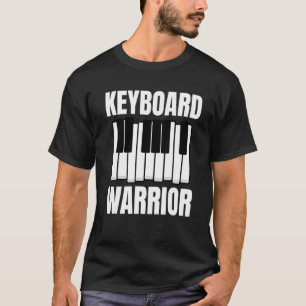Camiseta Keyboard Warrior  Synth Music Producer Synthesizer