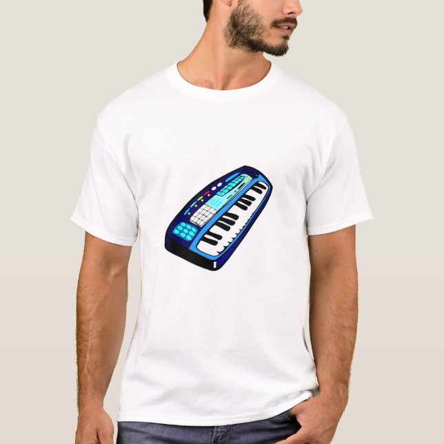 Camiseta KeyboardElectricBlue (Anverso)