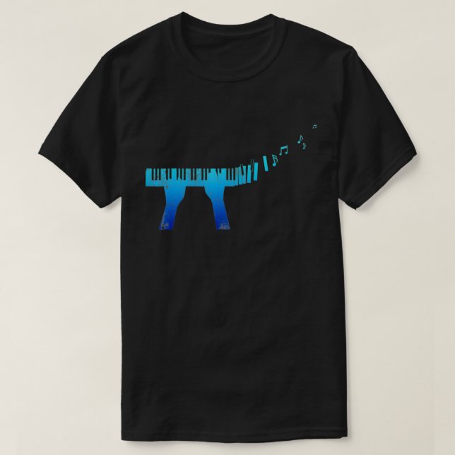 Camiseta Keyboards Música Regalo Idea Pianista Música Piano (Diseño del anverso)
