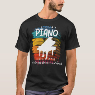 Camiseta Keyed to Dreams: Pianos Melodic Reverie