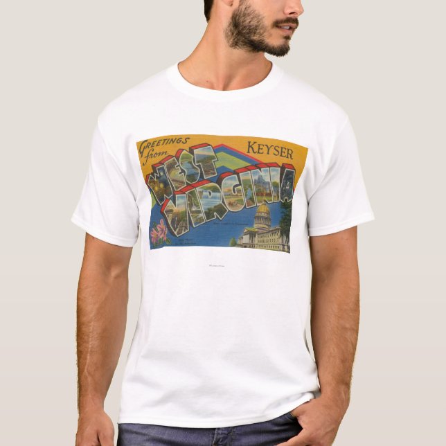 Camiseta Keyser, Virginia Occidental - escenas grandes de (Anverso)