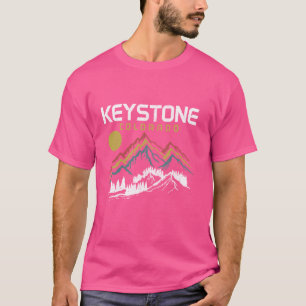 Camiseta Keystone Colorado Ski Snowboard Winter Vintage Mou