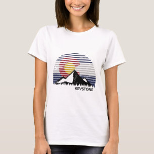 Camiseta Keystone, Colorado X Co Flag Cima de la montaña