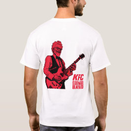 Camiseta KFC y la banda del sol con Dan de la guitarra