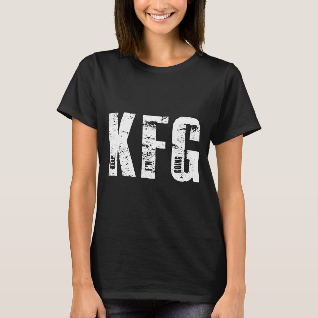 Camiseta Kfg Keep F'n Going Military Style  (Anverso)