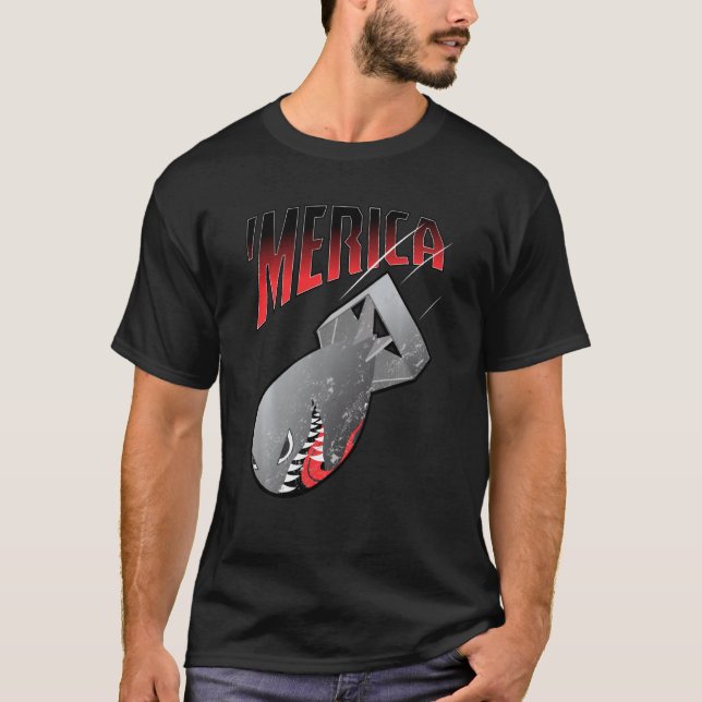 Camiseta Kfx Merica Da Bomb (Anverso)
