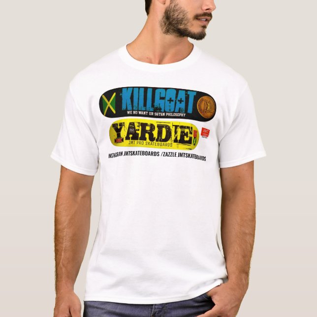Camiseta KG YARDIE SKATEBOARD T-Shirt (Anverso)
