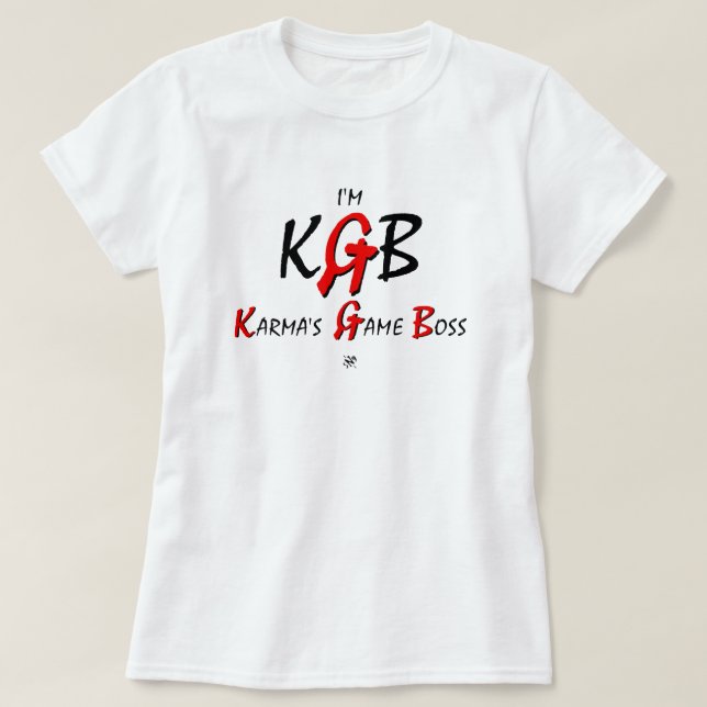 Camiseta KGB y karma pun v1 (Diseño del anverso)