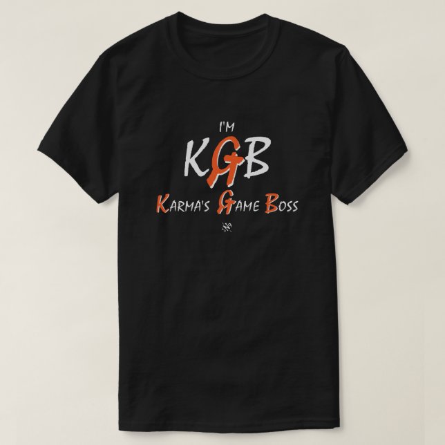 Camiseta KGB y karma pun v2 (Diseño del anverso)
