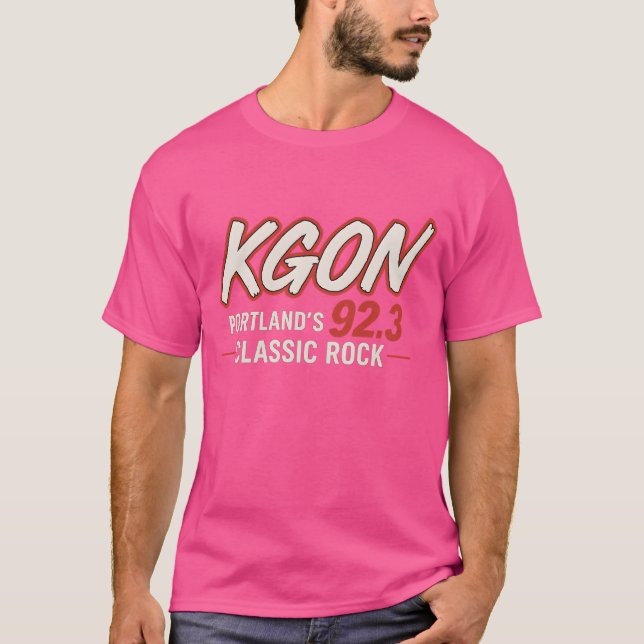 Camiseta KGON 92.3 - Portland Classic (Anverso)