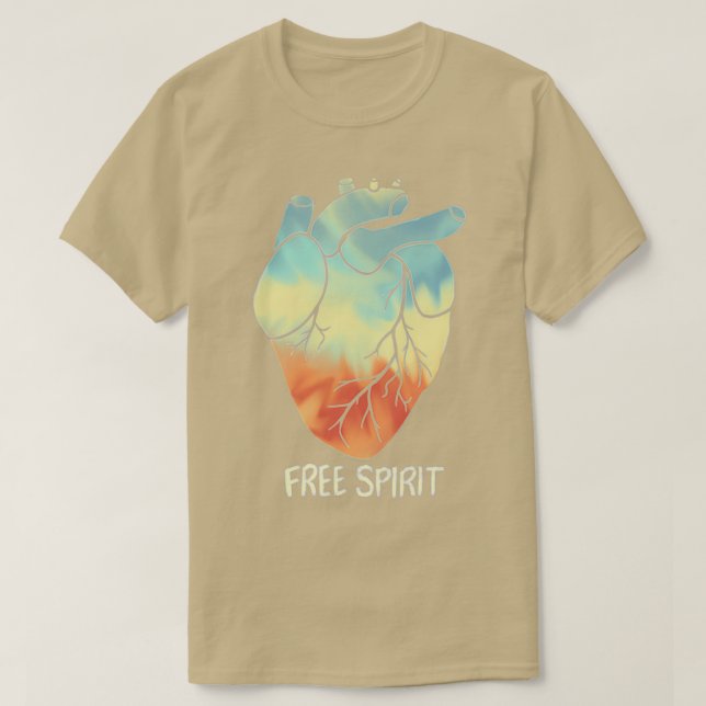 Camiseta Khalid Free Spirit Heart (Diseño del anverso)