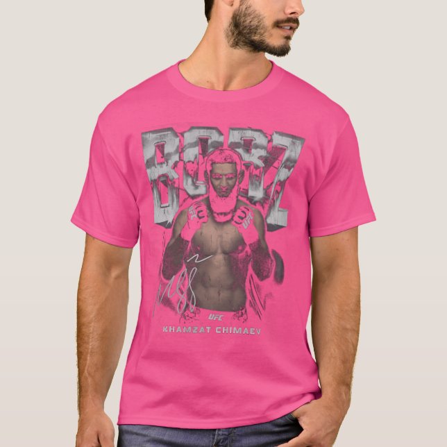 Camiseta Khamzat Chimaev Borz El Lobo De Mma (Anverso)