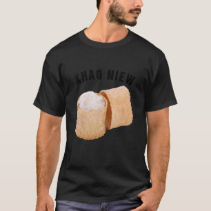 Camiseta Khao Niew Sticky Rice Pot Laos Comida tailandesa K
