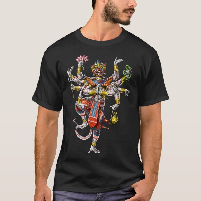 Camiseta Khmer Hanuman de Camboya (Anverso)