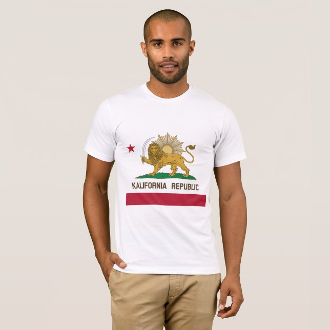 Camiseta khorshid del shir o - república de California (Anverso completo)