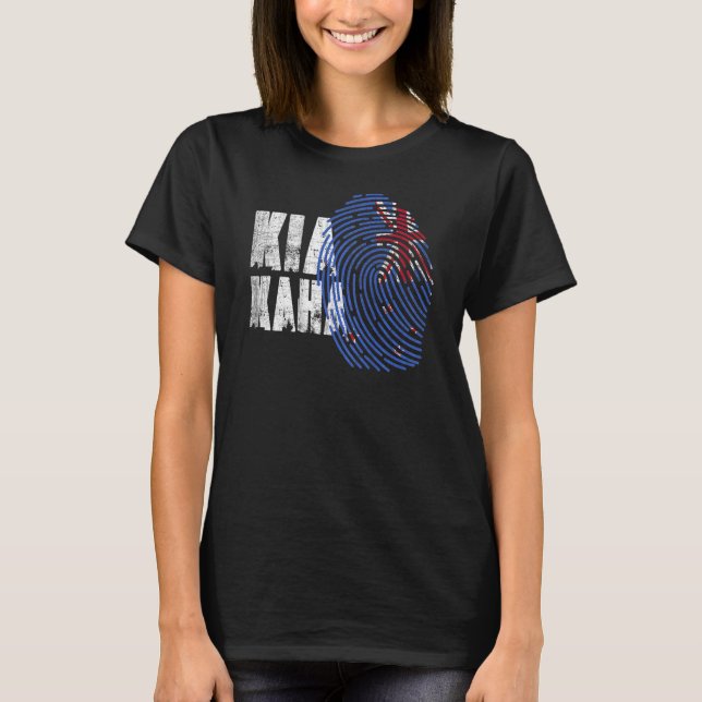 Camiseta Kia Kaha Sea Una Nueva Zelanda Tradicional Fuerte (Anverso)