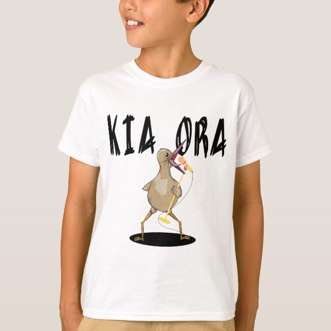 Camiseta Kia Ora Kiwi (Anverso)