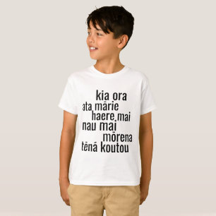 CAMISETA KIA ORA NZ MĀORI KIWI REUNIONES NUEVA ZELANDIA