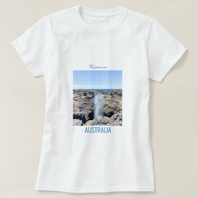 Camiseta Kiama Blowhole Australia (Diseño del anverso)