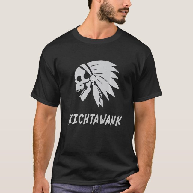 Camiseta Kichtawank Nativo Estadounidense Nació Libertad Ev (Anverso)