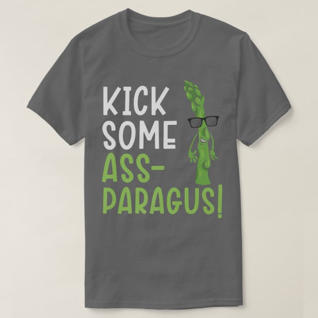 Camiseta Kick Some Assparagus Asparagus Vegetable Vegetaria (Diseño del anverso)