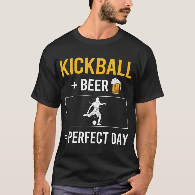 Camiseta Kickball del Día de la Cerveza (Anverso)