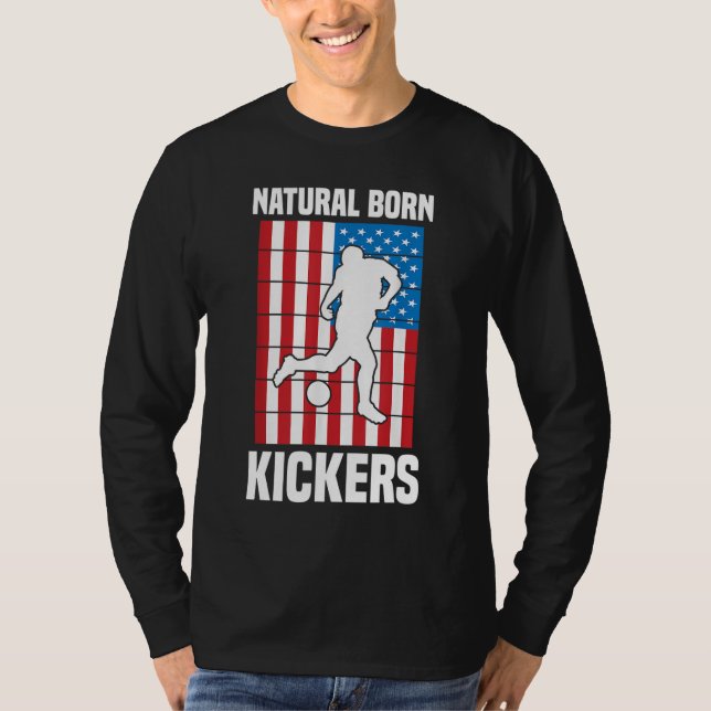 Camiseta Kickball - Kickers nacidos de forma natural - Amer (Anverso)